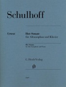Cover-Bild zum Titel 'Hot-Sonate für Altsaxophon und Klavier, Urtext' von 'Erwin Schulhoff'