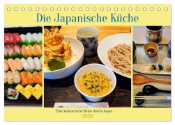 Die Japanische Küche - Eine kulinarische Reise durch Japan (Tischkalender 2026 DIN A5 quer), CALVENDO Monatskalender - Martin Gillner