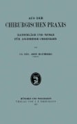 Cover-Bild zum Titel 'Aus der Chirurgischen Praxis' von 'Na Blumberg'