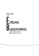Cover-Bild zum Titel 'Écritures buissonnières' von 'Agnès Hasson'