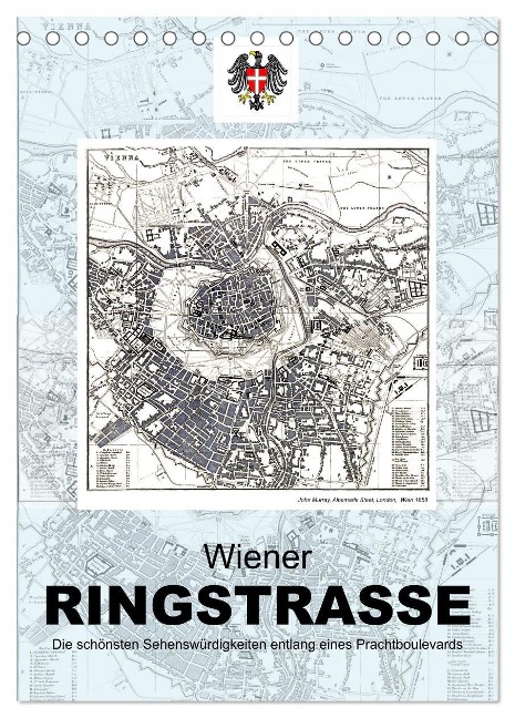 Die Wiener Ringstrasse (Tischkalender 2024 DIN A5 hoch), CALVENDO Monatskalender - Alexander Bartek