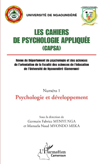 Les Cahiers de psychologie appliquée (CAPSA) Numéro 1 - Menye Nga