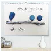 Bezaubernde Steine - Kieselkunst (hochwertiger Premium Wandkalender 2026 DIN A2 quer), Kunstdruck in Hochglanz - Peter Roder