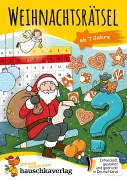 Cover-Bild zum Titel 'Weihnachtsrätsel - Rätselblock ab 7 Jahre' von 'Agnes Spiecker'