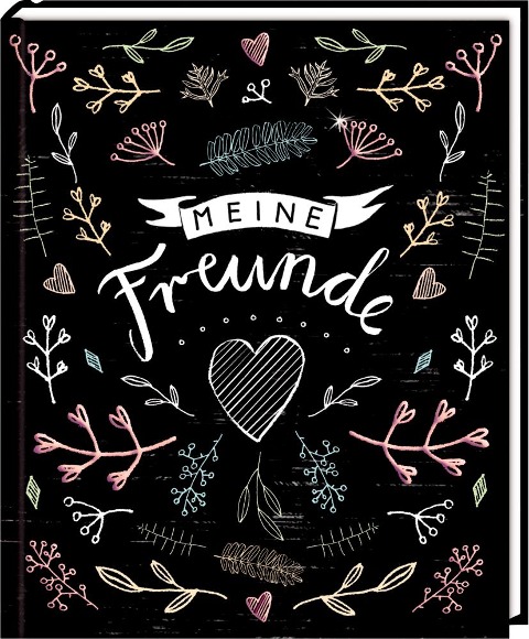 Freundebuch - Handlettering - Meine Freunde - 