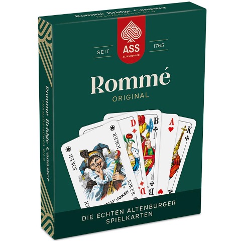 Rommé, französisches Bild - 