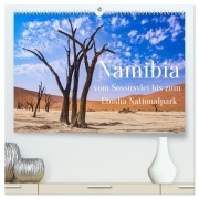 Cover-Bild zum Titel 'Namibia - Vom Sossusvlei bis zum Etosha Nationalpark (hochwertiger Premium Wandkalender 2026 DIN A2 quer), Kunstdruck in Hochglanz' von 'Inxtagenumdiewelt Inxtagenumdiewelt'