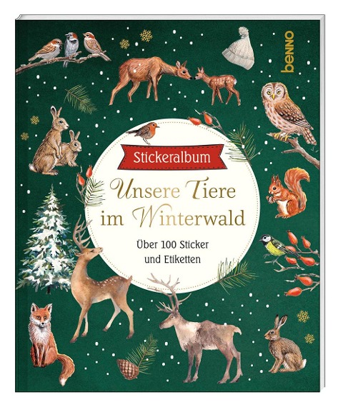 Stickeralbum »Unsere Tiere im Winterwald« - 