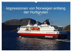 Impressionen von Norwegen entlang der Hurtigruten (Wandkalender 2025 DIN A2 quer), CALVENDO Monatskalender - Kattobello Kattobello