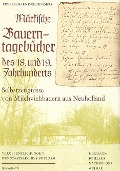 Cover-Bild zum Titel 'Märkische Bauerntagebücher des 18. und 19. Jahrhunderts' von 'Hartmut Harnisch, Lieselott Enders, Jan Peters'