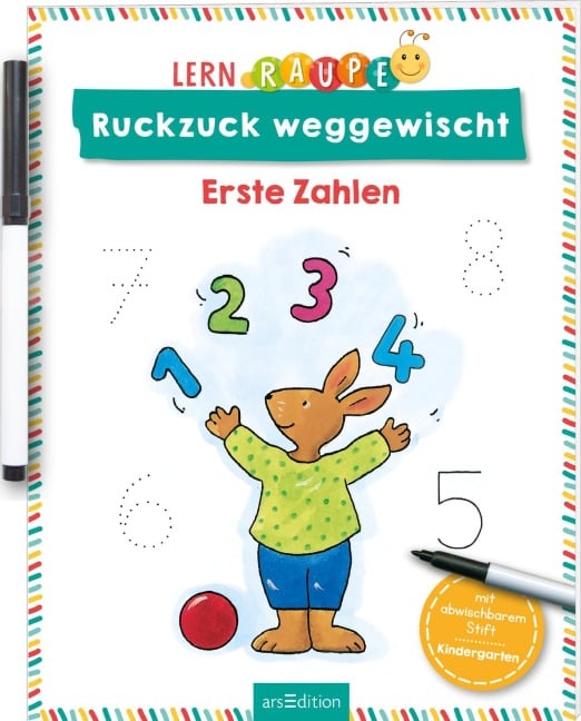 Lernraupe - Ruckzuck weggewischt! Erste Zahlen - 