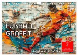 Fußball Graffiti - sportliche Kunst (Wandkalender 2026 DIN A4 quer), CALVENDO Monatskalender - Peter Roder