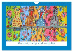 Cover-Bild zum Titel 'Malerei, lustig und vergnügt (Wandkalender 2027 DIN A4 quer), CALVENDO Monatskalender' von 'Sarnade'