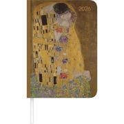 Lady Journal Klimt 2026 - Taschenkalender A6 (10,7x15,2 cm) - Weekly - 192 Seiten - Notiz-Buch - Termin-Planer - Alpha Edition - 