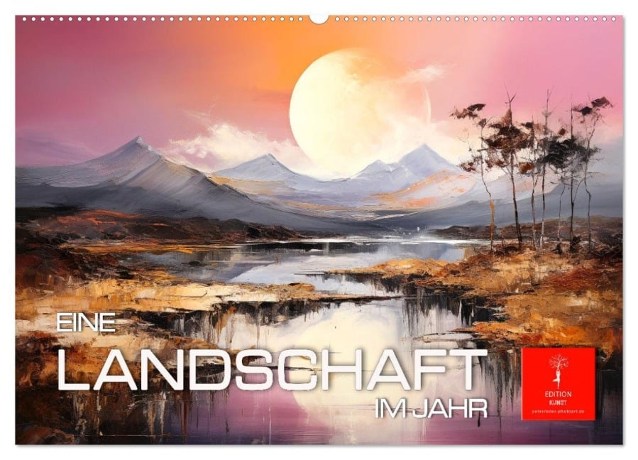 Eine Landschaft im Jahr (Wandkalender 2026 DIN A2 quer), CALVENDO Monatskalender - Peter Roder