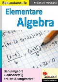 Cover-Bild zum Titel 'Elementare Algebra' von 'Friedhelm Heitmann'