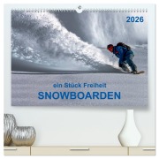 Cover-Bild zum Titel 'Snowboarden - ein Stück Freiheit (hochwertiger Premium Wandkalender 2026 DIN A2 quer), Kunstdruck in Hochglanz' von 'Peter Roder'