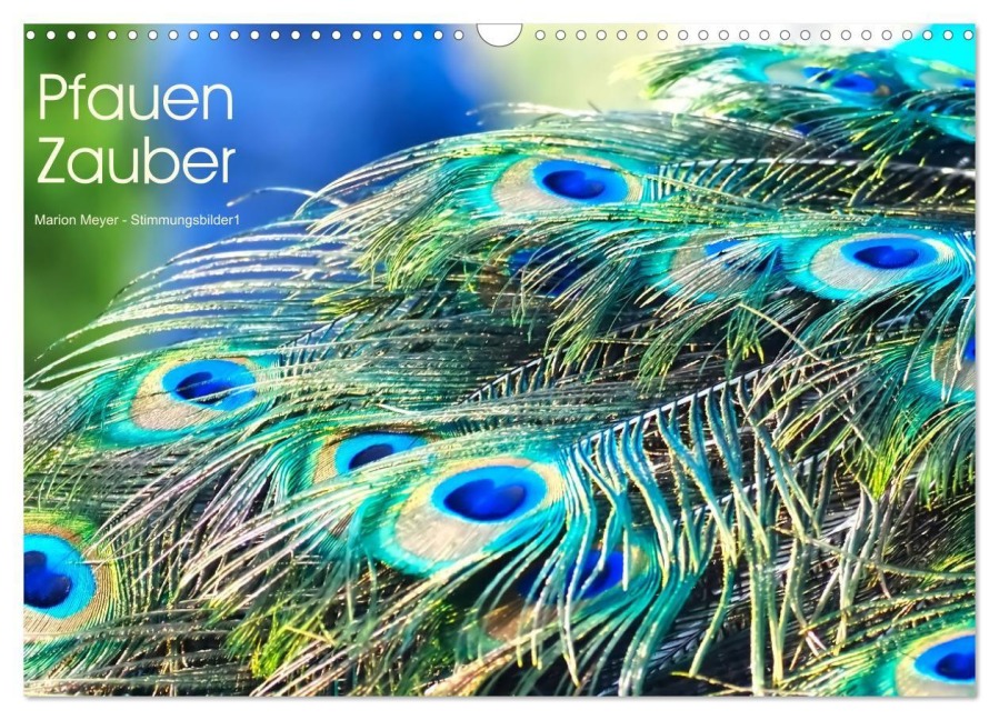 Pfauen Zauber (Wandkalender 2027 DIN A3 quer), CALVENDO Monatskalender - Marion Meyer - Stimmungsbilder1