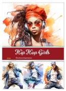 Cover-Bild zum Titel 'Hip Hop Girls. Rhythmic Expressions (Wandkalender 2026 DIN A2 hoch), CALVENDO Monatskalender' von 'Rose Hurley'
