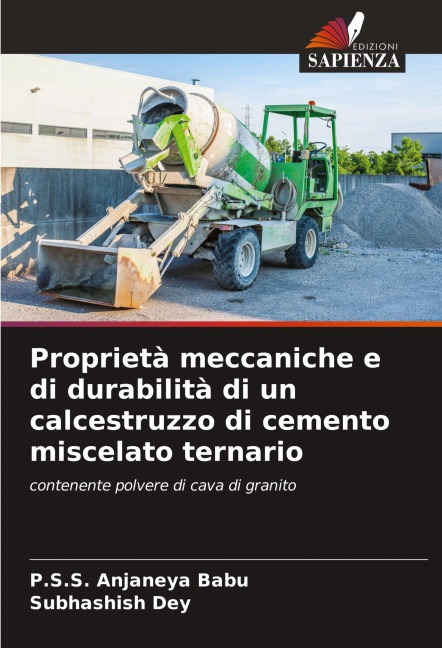 Proprietà meccaniche e di durabilità di un calcestruzzo di cemento miscelato ternario - P. S. S. Anjaneya Babu, Subhashish Dey