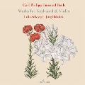 Cover-Bild zum Titel 'Works for Keyboard and Violin' von 'Jörg Halubek Leila Schayegh'