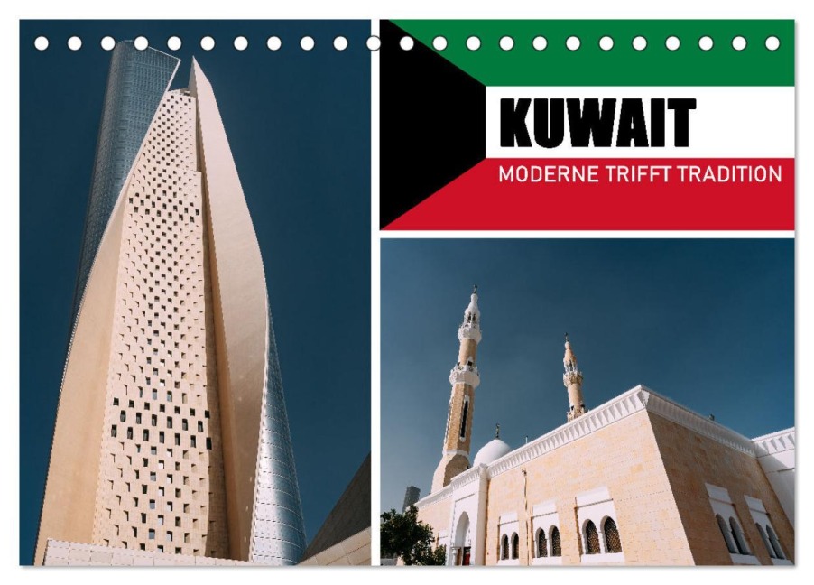 Kuwait - Moderne trifft Tradition (Tischkalender 2026 DIN A5 quer), CALVENDO Monatskalender - Sonja Schlichter