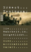 Cover-Bild zum Titel 'Die Wahrheit im Morgenlicht' von 'Ernest Hemingway'