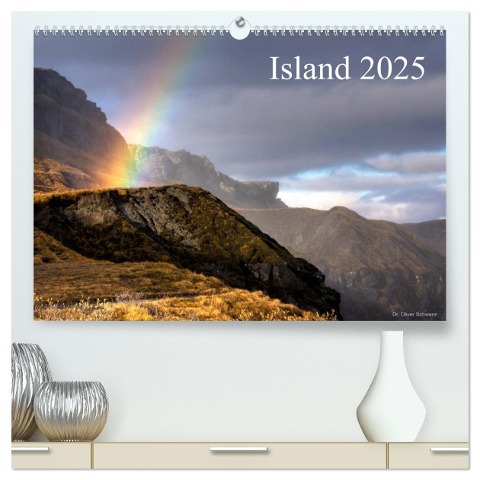 Island 2025 (hochwertiger Premium Wandkalender 2025 DIN A2 quer), Kunstdruck in Hochglanz - Oliver Schwenn