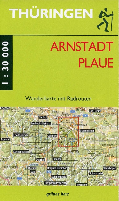 Wanderkarte Arnstadt und Plaue - 