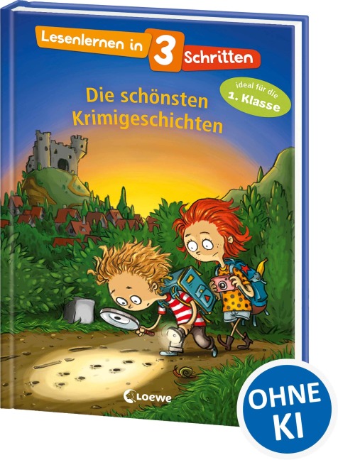 Lesenlernen in 3 Schritten - Die schönsten Krimigeschichten - 
