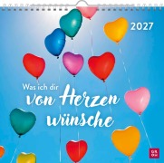 Cover-Bild zum Titel 'Wandkalender 2027: Was ich dir von Herzen wünsche' von ''