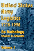 Cover-Bild zum Titel 'United States Army Logistics 1775-1992' von ''