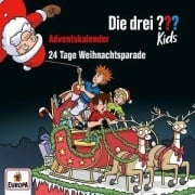 Cover-Bild zum Titel 'Die drei ??? Kids Adventskalender - 24 Tage Weihnachtsparade' von ''