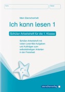 Cover-Bild zum Titel 'Ich kann lesen 1. Schüler-Arbeitsheft für die 1. Klasse' von 'Katrin Langhans'