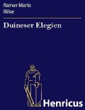 Cover-Bild zum Titel 'Duineser Elegien' von 'Rainer Maria Rilke'