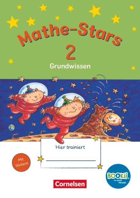 Mathe-Stars - Grundwissen - BOOKii-Ausgabe - 2. Schuljahr. Übungsheft mit Lösungen - Werner Hatt, Stefan Kobr, Birgit Krautloher, Bettina Lammert-Fritzmann, Beatrix Pütz