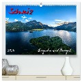Schweiz - Engadin und Bergell (hochwertiger Premium Wandkalender 2024 DIN A2 quer), Kunstdruck in Hochglanz - Gerd-Uwe Neukamp