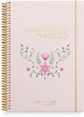 Burde Life Planner Pink Horizontal Kalender 2025 - 