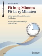 Cover-Bild zum Titel 'Fit in 15 Minuten - Klarinette' von 'Reiner Wehle'