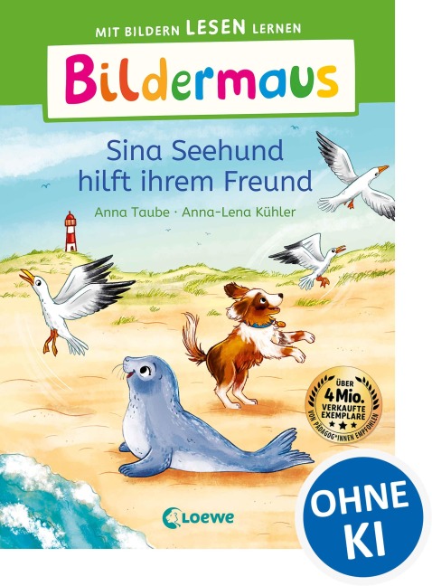 Bildermaus - Sina Seehund hilft ihrem Freund - Anna Taube