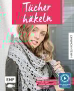 Cover-Bild zum Titel 'Häkeln kompakt - Tücher häkeln. Mit Video-Anleitungen zu allen Grundtechniken' von ''