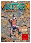 Cover-Bild zum Titel 'Klettern - Adrenalin pur (Wandkalender 2026 DIN A4 hoch), CALVENDO Monatskalender' von 'Peter Roder'