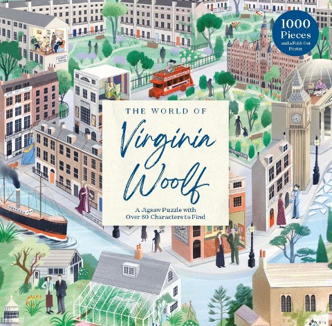 The The World of Virginia Woolf 1000 Piece Puzzle - Sophie Oliver