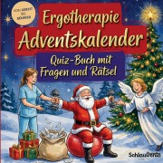 Cover-Bild zum Titel 'Ergotherapie-Adventskalender: Quiz-Buch mit Fragen und Rätsel' von 'Schlauvento Interactive'