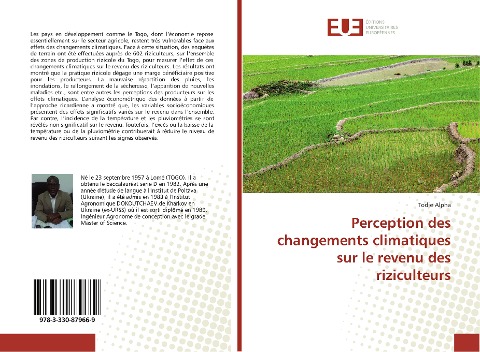Perception des changements climatiques sur le revenu des riziculteurs - Todje Alpha