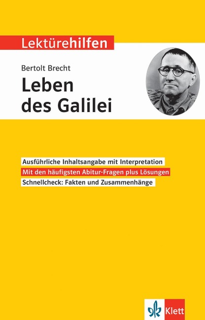 Lektürehilfen Bertolt Brecht, "Das Leben des Galilei" - 