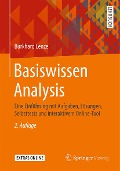 Cover-Bild zum Titel 'Basiswissen Analysis' von 'Burkhard Lenze'