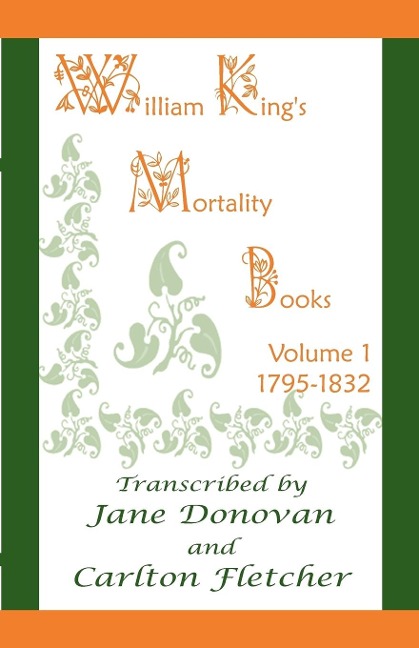 William King's Mortality Books - Jane Donovan, Carlton Fletcher