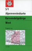 Cover-Bild zum Titel 'Karwendelgebirge - Westliches Blatt' von ''