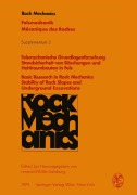 Cover-Bild zum Titel 'Felsmechanische Grundlagenforschung Standsicherheit von Böschungen und Hohlraumbauten in Fels / Basic Research in Rock Mechanics Stability of Rock Slopes and Underground Excavations' von ''
